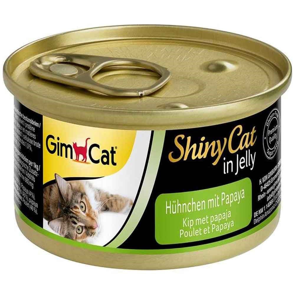 Gimcat ShinyCat Tavuk Etli ve Papaya Jöleli Kedi Konservesi 70 Gr 4002064412948 Gimpet Yetişkin Kedi Konserve Mamaları Amazon Pet Center