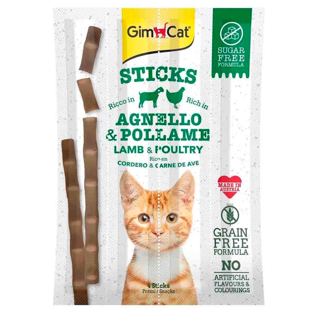 Gimcat Sticks Kuzu etli Tavuklu TAHILSIZ Ödül Çubukları 4'lü 20 gr 4002064420523 Amazon Pet Center