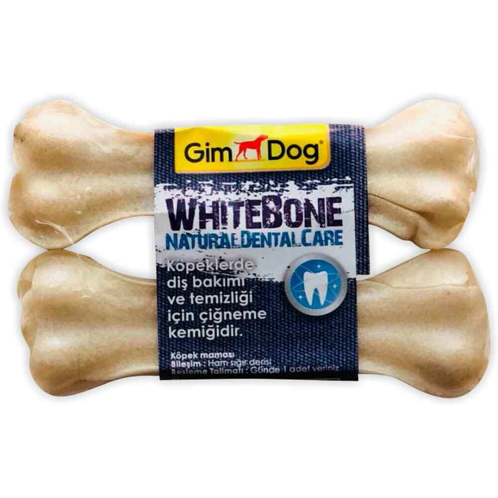 GimDog Köpek Ödülü Kemik 11 Cm 2 Li Beyaz 8009632054865 Gimpet Yenilebilir Pres Köpek Kemikleri Amazon Pet Center
