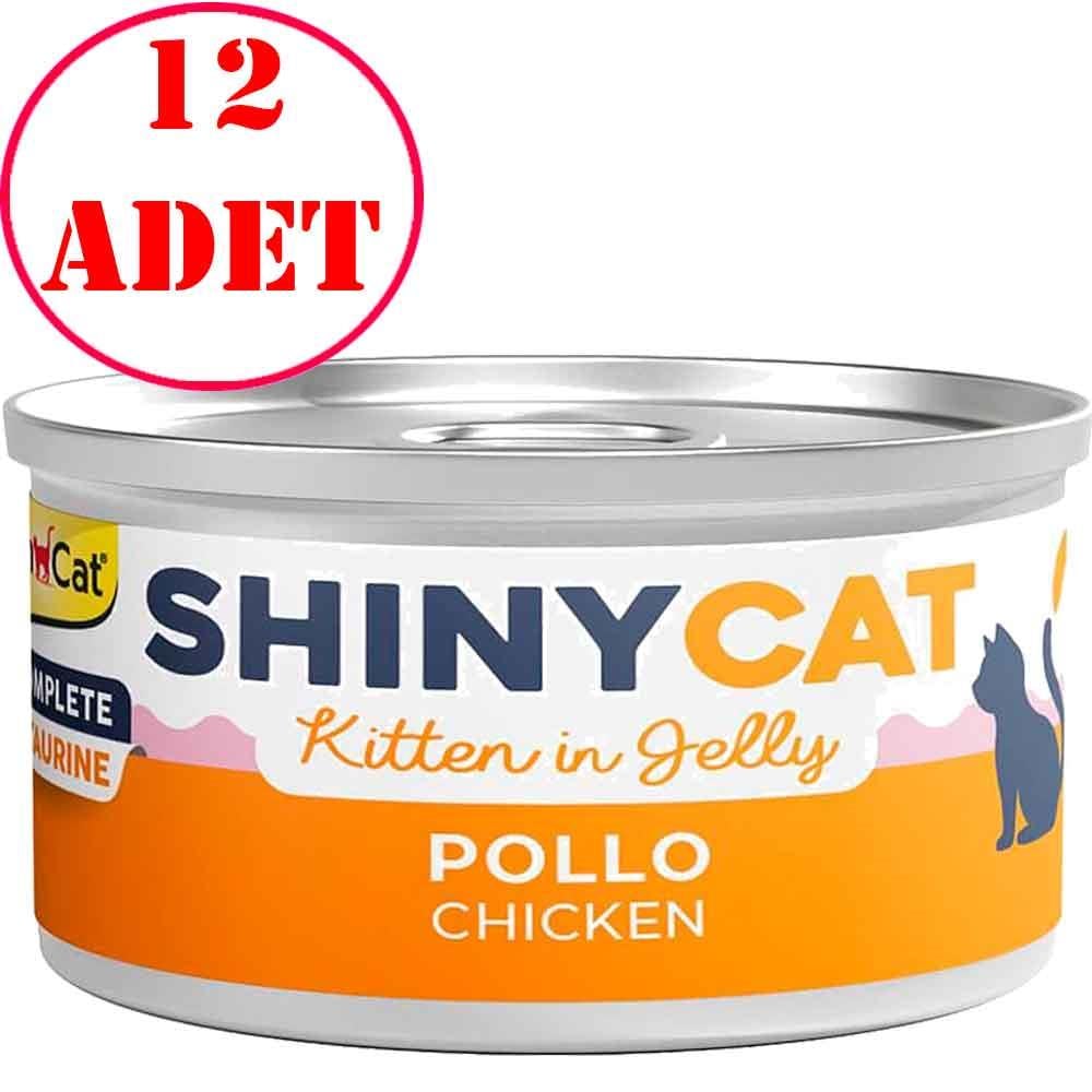 Gimpet Shiny Cat Tavuklu Yavru Kedi Konservesi 70 Gr 12 AD 20121006 Amazon Pet Center