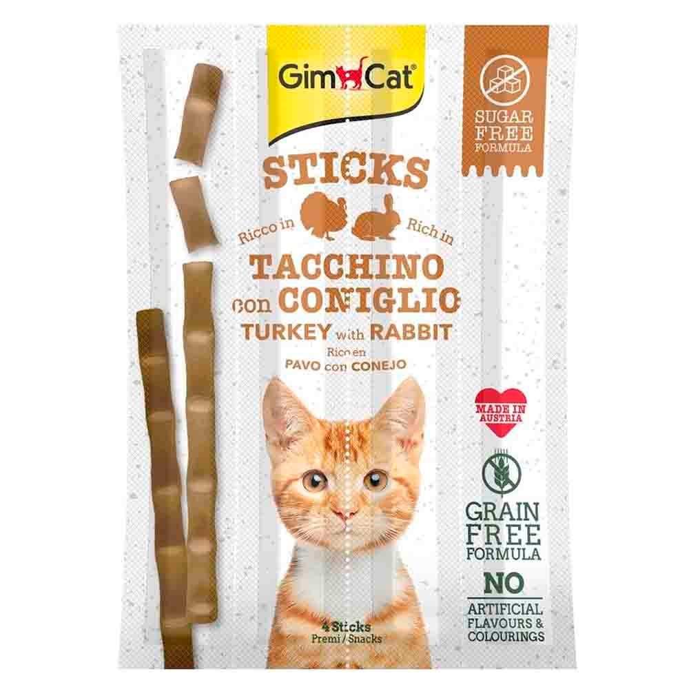 Gimpet Sticks Hindili & Tavşanlı Kedi Ödül Çubukları 4 Parça 4002064420530 Amazon Pet Center