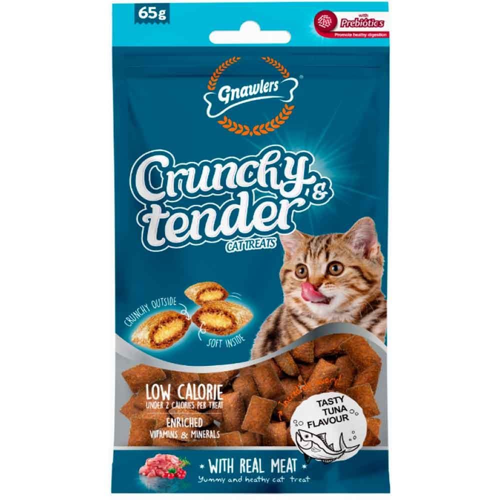 Gnawlers Kedi Ödülü Crunchy & Tender Ton Balıklı 65 Gr 6942133312060 Amazon Pet Center