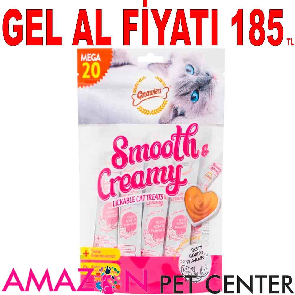 Gnawlers Kedi Ödülü Palamutlu Krema 20x15 Gr 21955006 Amazon Pet Center