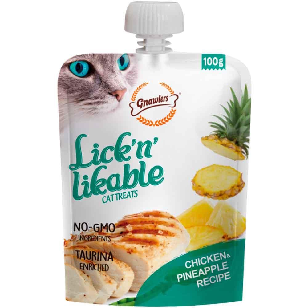 Gnawlers Kedi Ödülü Tavuk ve Ananas Aromalı 100 Gr 6942133312176 Amazon Pet Center