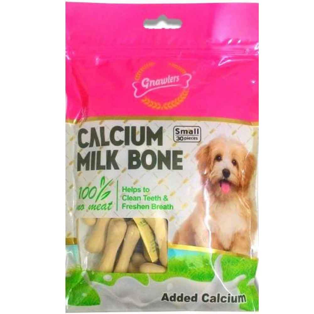 Gnawlers Köpek Ödül Bisküvisi Calcium Milk Bone 30'lu Paket 6942133301361 Amazon Pet Center