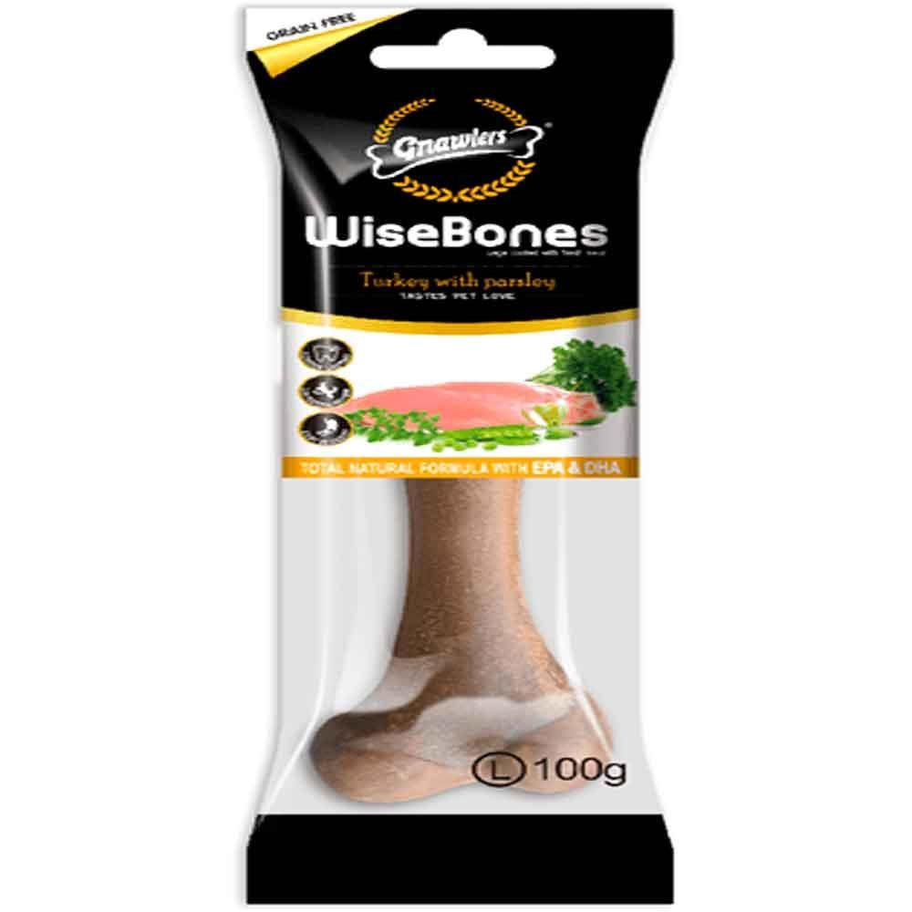 Gnawlers Köpek Ödül Kemiği Hindili Bezelyeli 100 Gr 6942133307875 Amazon Pet Center