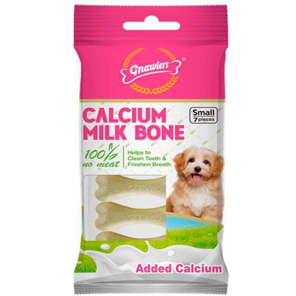 Gnawlers Köpek Ödülü Calcium Milk Bone 7'li Paket 6942133304874 Amazon Pet Center