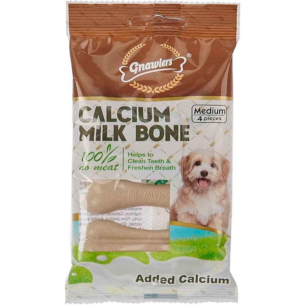 Gnawlers Köpek Ödülü Calcium Milk Bone 4'lü Paket 6942133306465 Amazon Pet Center