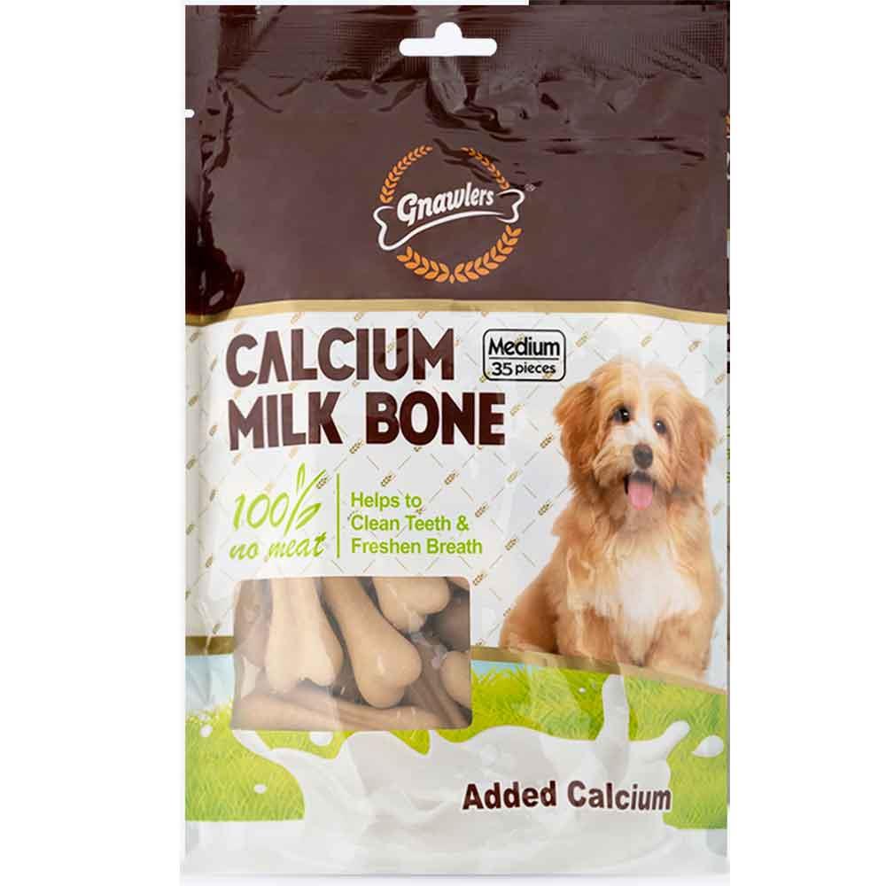 Gnawlers Köpek Ödülü Calcium Milk Bone 35'li Paket 6942133307516 Amazon Pet Center