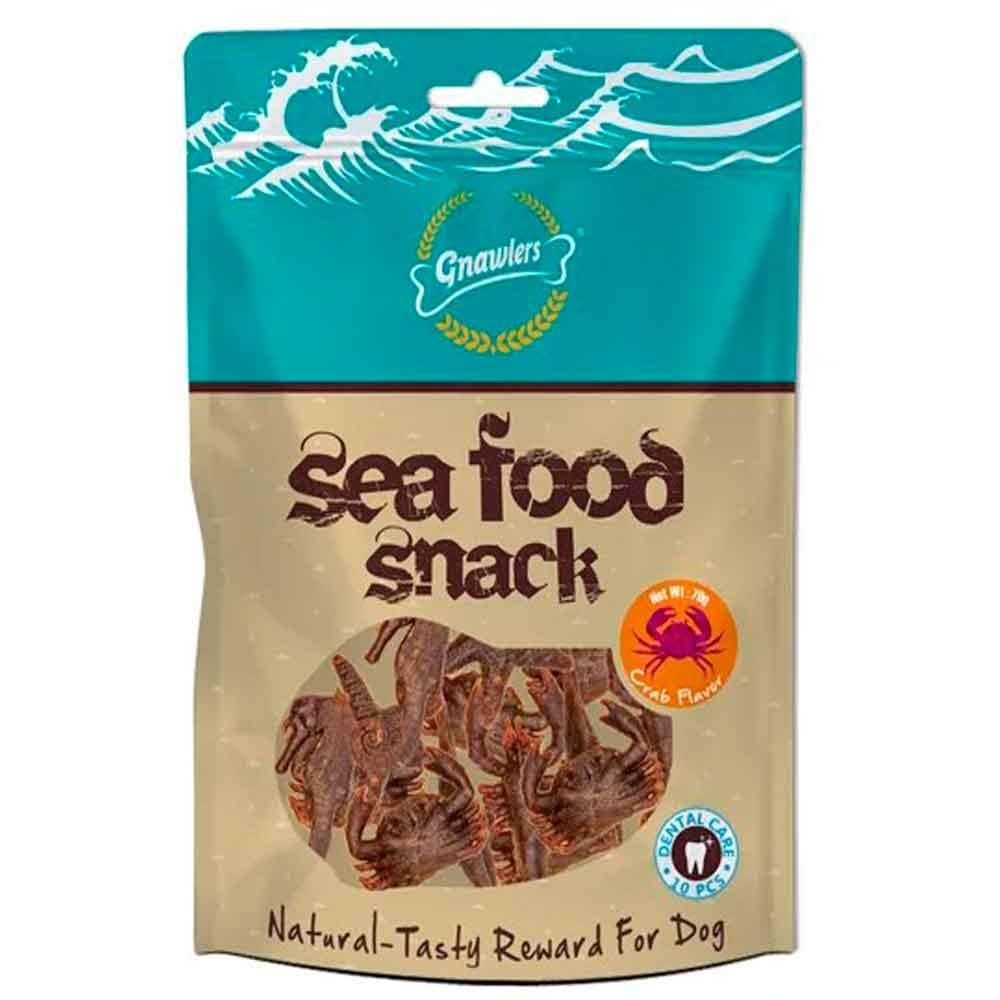 Gnawlers Köpek Ödülü Deniz Mahsullü Balık Yengeç Somon Aromalı 70 Gr 6942133306335 Amazon Pet Center