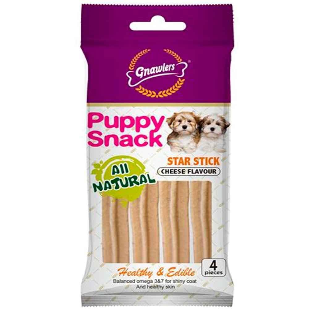Gnawlers Köpek Ödülü Star Stick Peynir Aromalı 4'lü Paket 6942133305680 Amazon Pet Center
