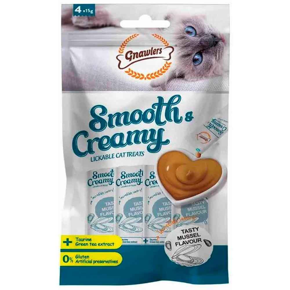 Gnawlers Krema Kedi Ödülü Midyeli 4x15 Gr 6942133310752 Amazon Pet Center