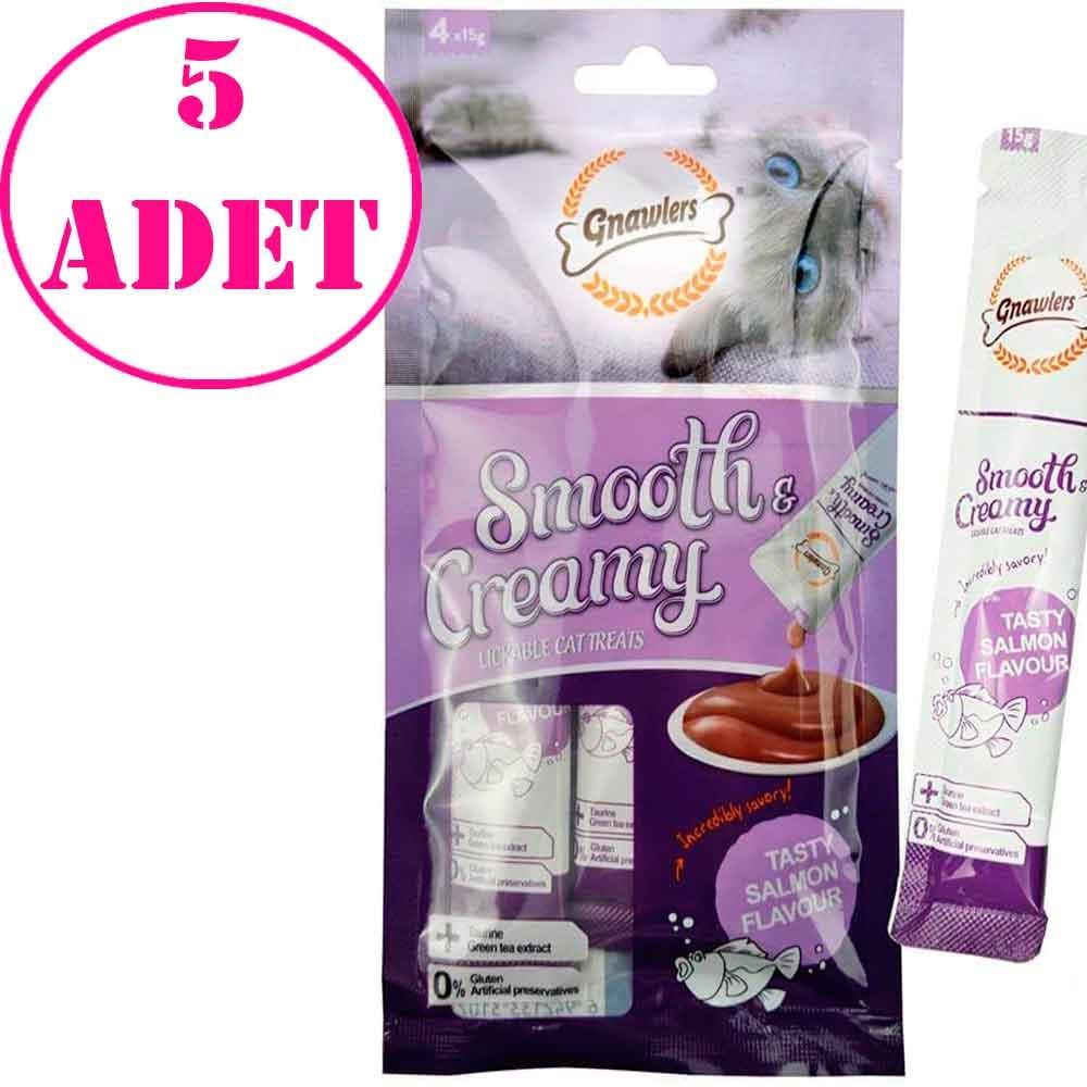 Gnawlers Krema Kedi Ödülü Somonlu 4x15 Gr 5 AD 21550003 Amazon Pet Center
