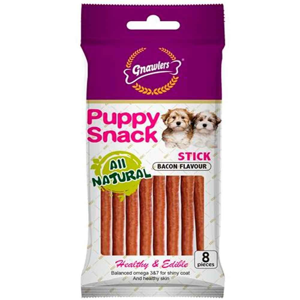 Gnawlers Stick Bacon Köpek Ödül Çubuğu 8'li Paket 6942133305703 Amazon Pet Center