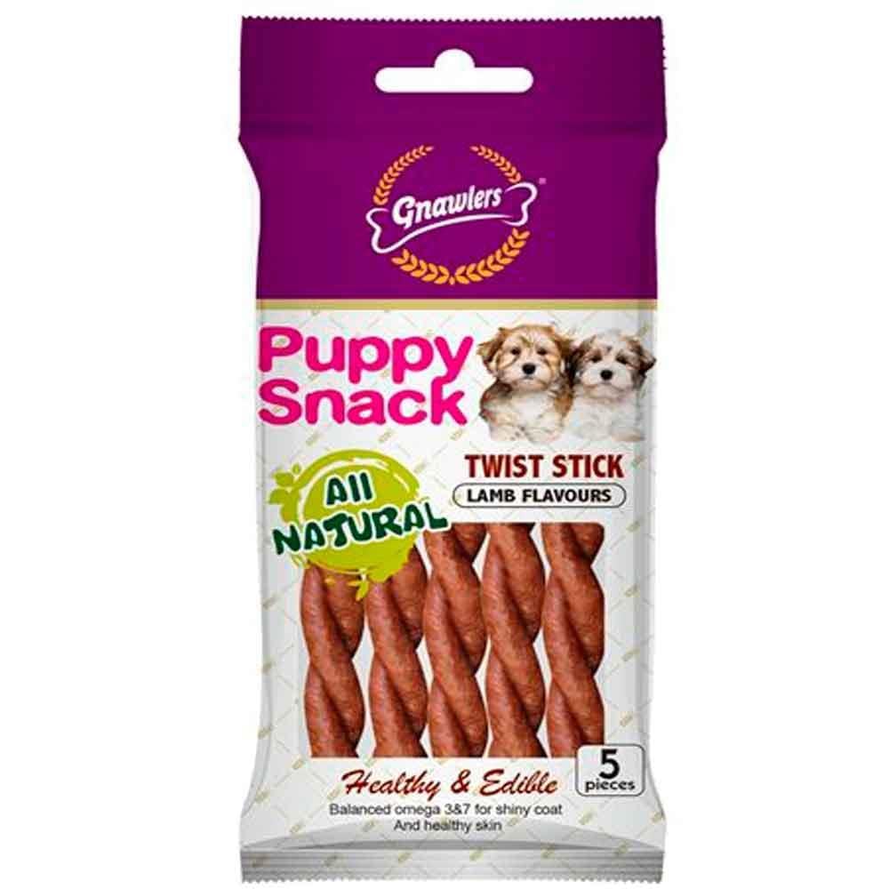 Gnawlers Twist Stick Kuzu Etli Köpek Ödülü 5'li Paket 6942133305734 Amazon Pet Center