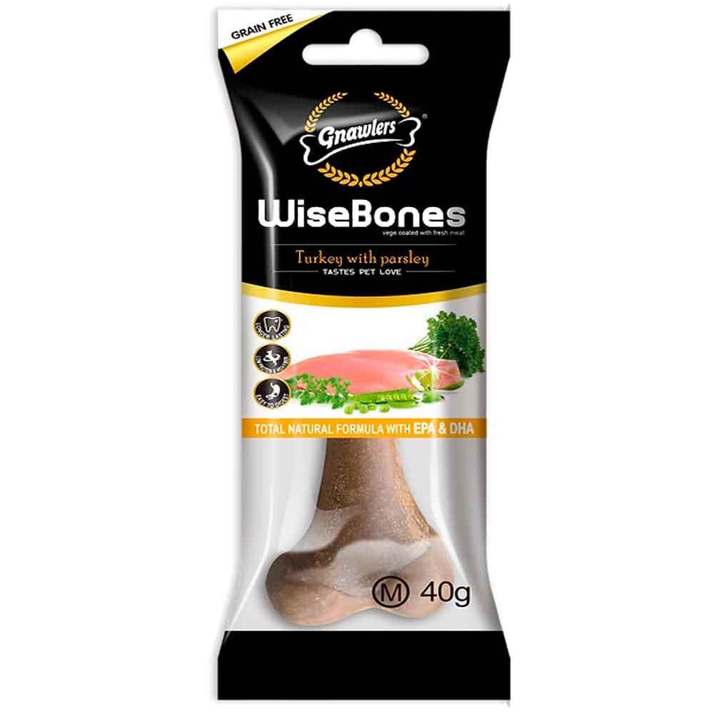 Gnawlers Wise Bone Köpek Ödül Kemiği Hindili 40 Gr 6942133307844 Amazon Pet Center