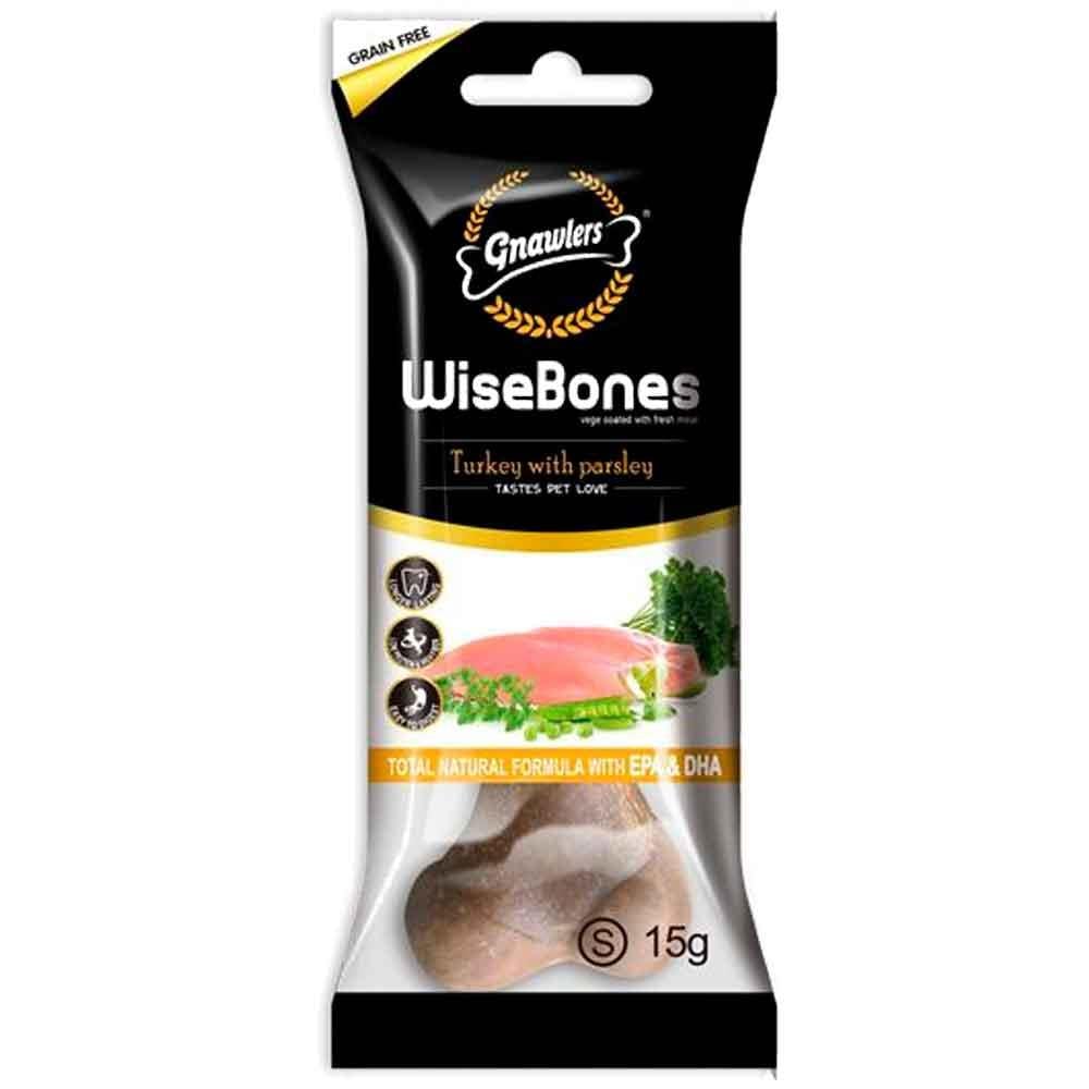 Gnawlers Wise Bone Köpek Ödül Kemiği Hindili 15 Gr 6942133307813 Amazon Pet Center