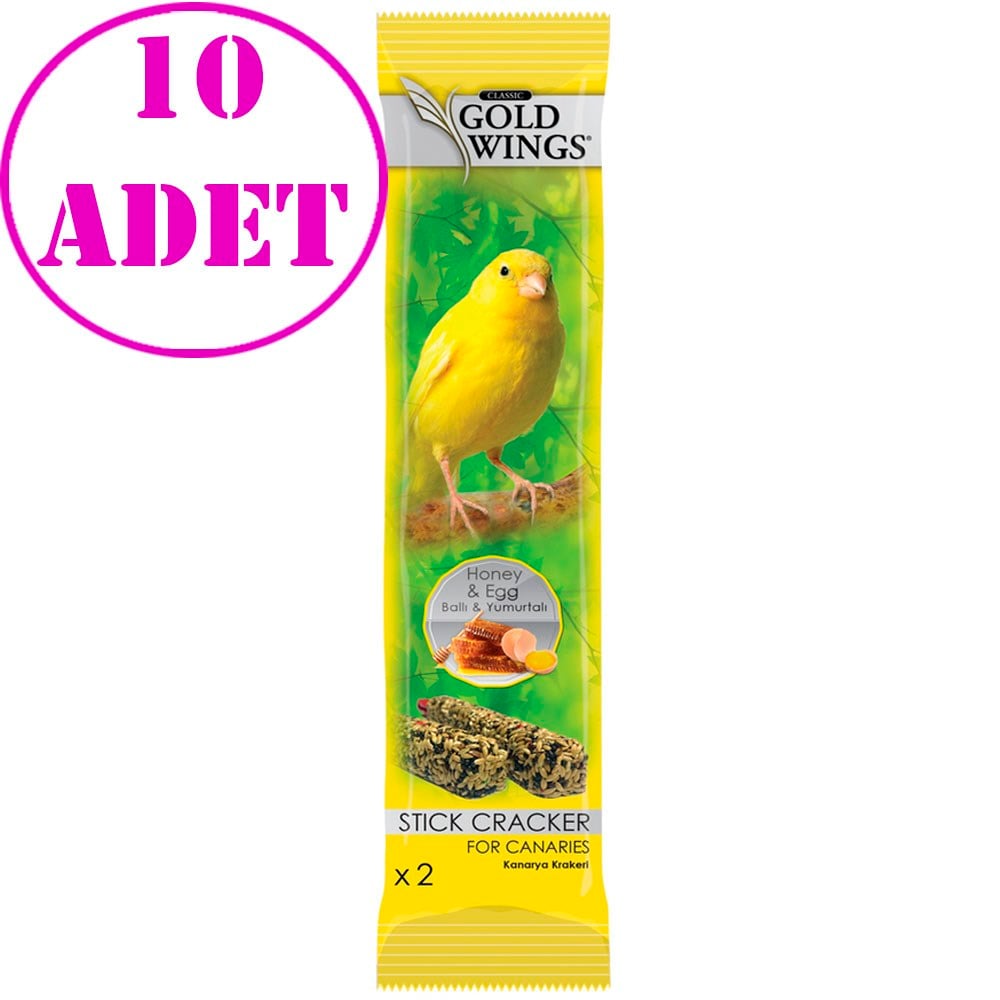 Gold Wings Classic Kanarya Krakeri Ballı ve Yumurtalı 2'li Paket 10 AD 32126662 Amazon Pet Center