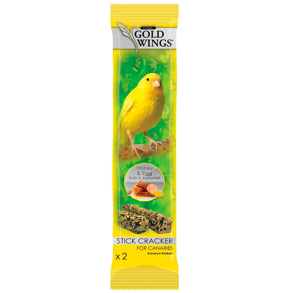 Gold Wings Classic Kanarya Krakeri Ballı ve Yumurtalı 2'li Paket 8680468040286 Amazon Pet Center