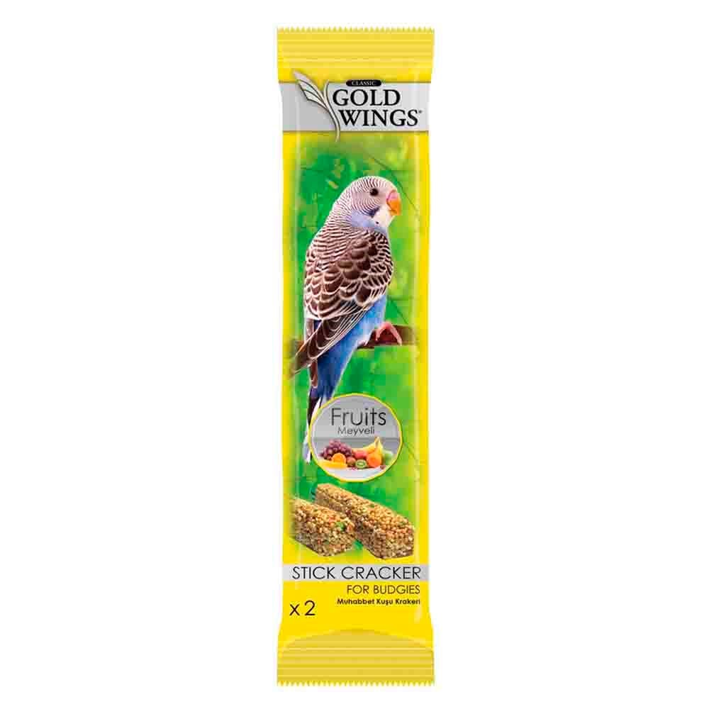 Gold Wings Classic Meyveli Muhabbet Kuşu Krakeri 2'li 8680468040200 Amazon Pet Center