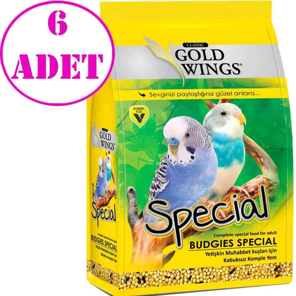 Gold Wings Classic Muhabbet Yemi Kabuksuz 400 Gr 6 AD 32108361 Gold Wings Classic Koli Kuş Yemleri Amazon Pet Center