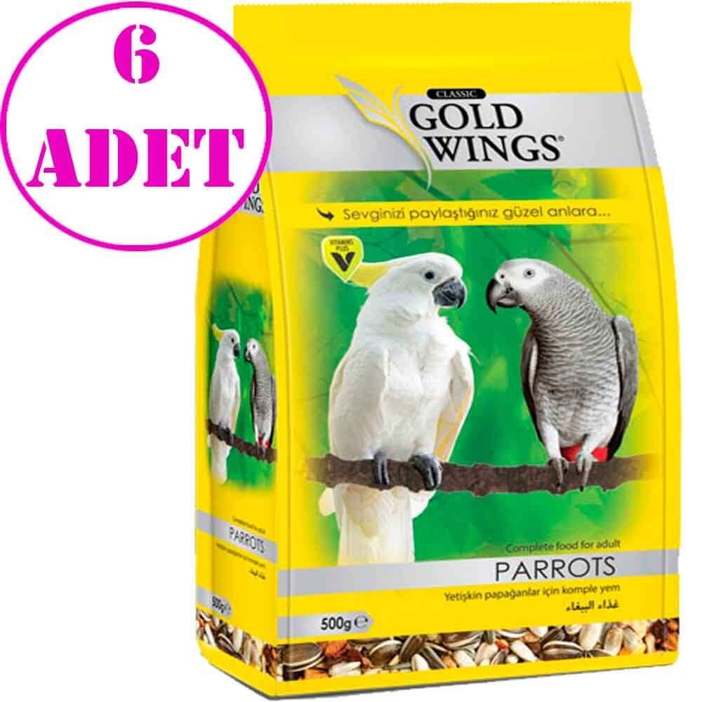 Gold Wings Classic Papağan Yemi 500 Gr 6 AD 32126594 Gold Wings Classic Koli Kuş Yemleri Amazon Pet Center