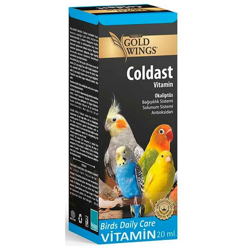 Gold Wings Premium Coldast (Solunum Sistemi Antioksidan) 20cc 8682631201944 Amazon Pet Center
