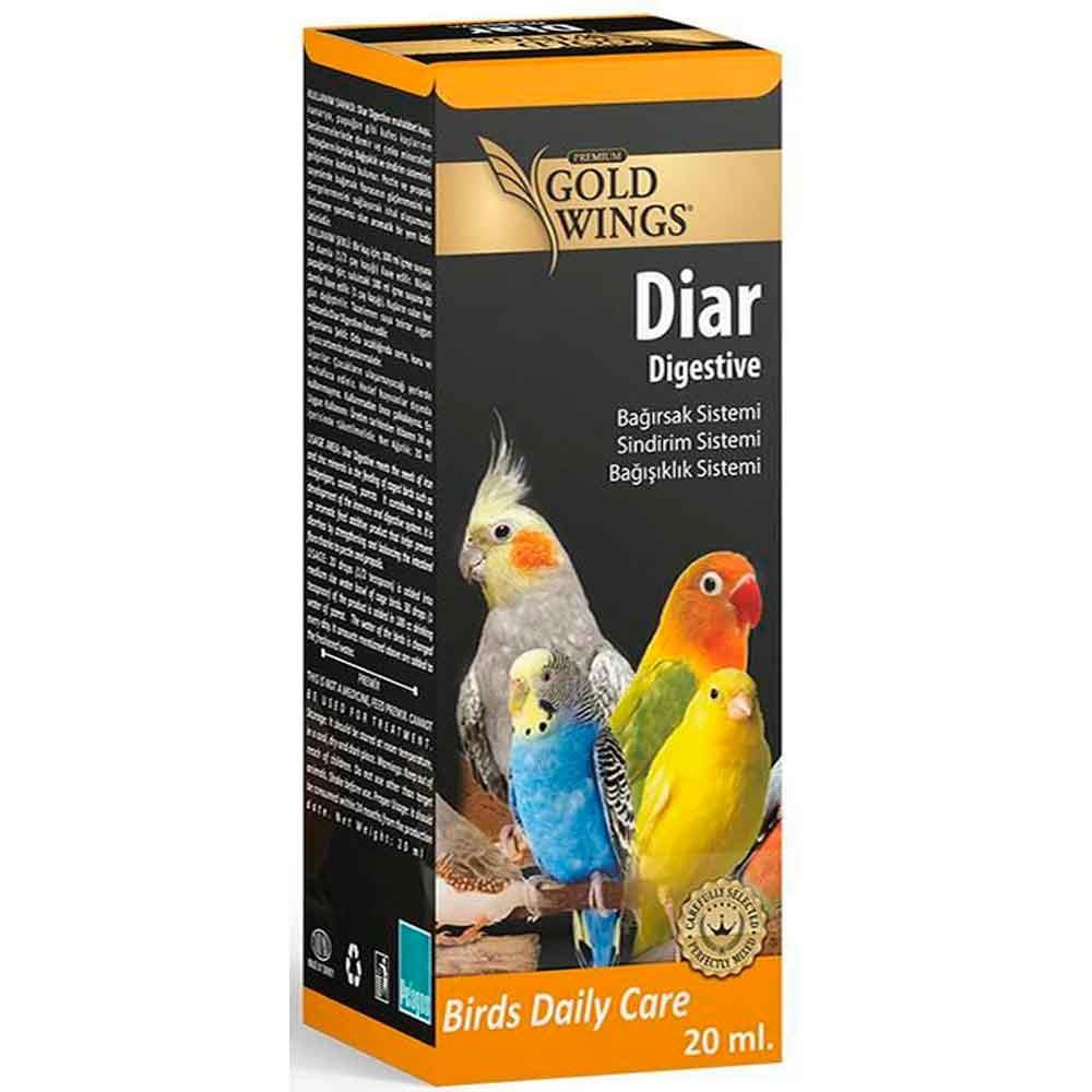 Gold Wings Premium Diar Digestive (Bağışıklık Sistemi) 20cc 8682631201951 Amazon Pet Center