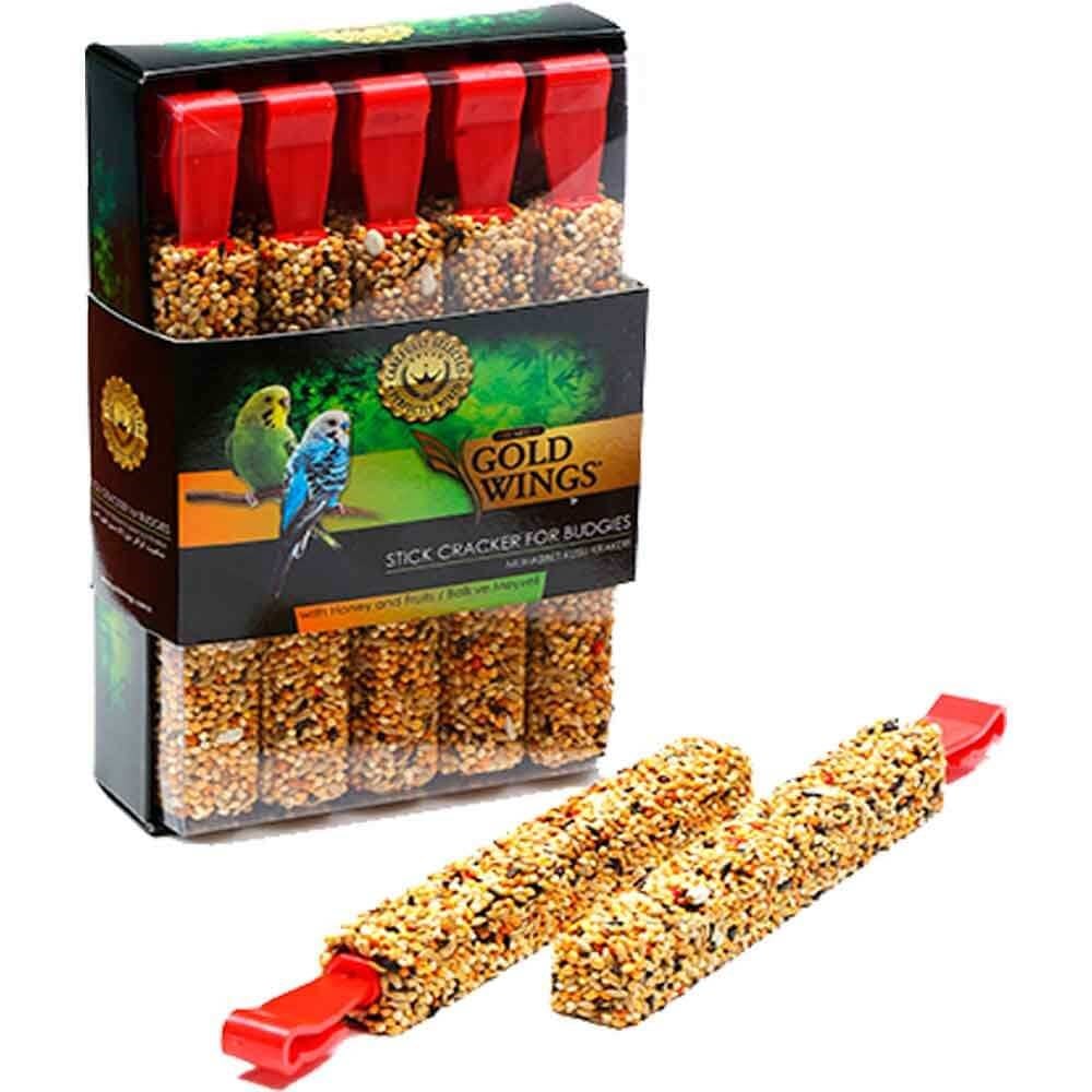 Gold Wings Premium Muhabbet Krakeri Ballı Meyveli 10'lu 8680468042365 Gold Wings Premium Kuş Krakerleri Amazon Pet Center