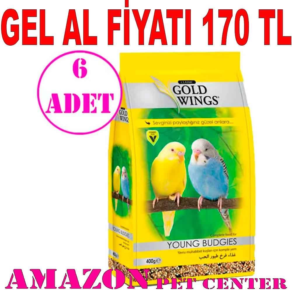 Gold Wings Yavru Muhabbet Yemi 400 Gr 6 AD 19567006 Amazon Pet Center