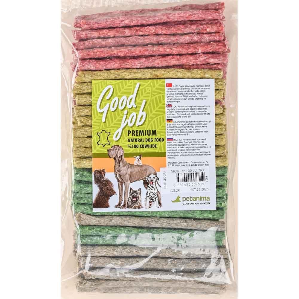 Good job Köpek Ödülü Renkli Munchy İnce 100 Lü PK 8681451002519 Amazon Pet Center
