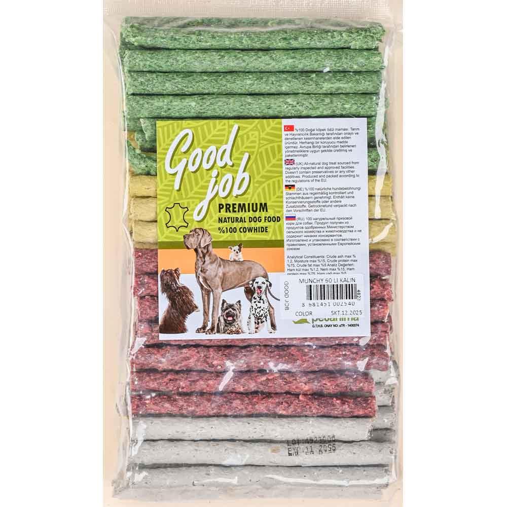Good job Köpek Ödülü Renkli Munchy Kalın 60 Lı PK 8681451002540 Amazon Pet Center