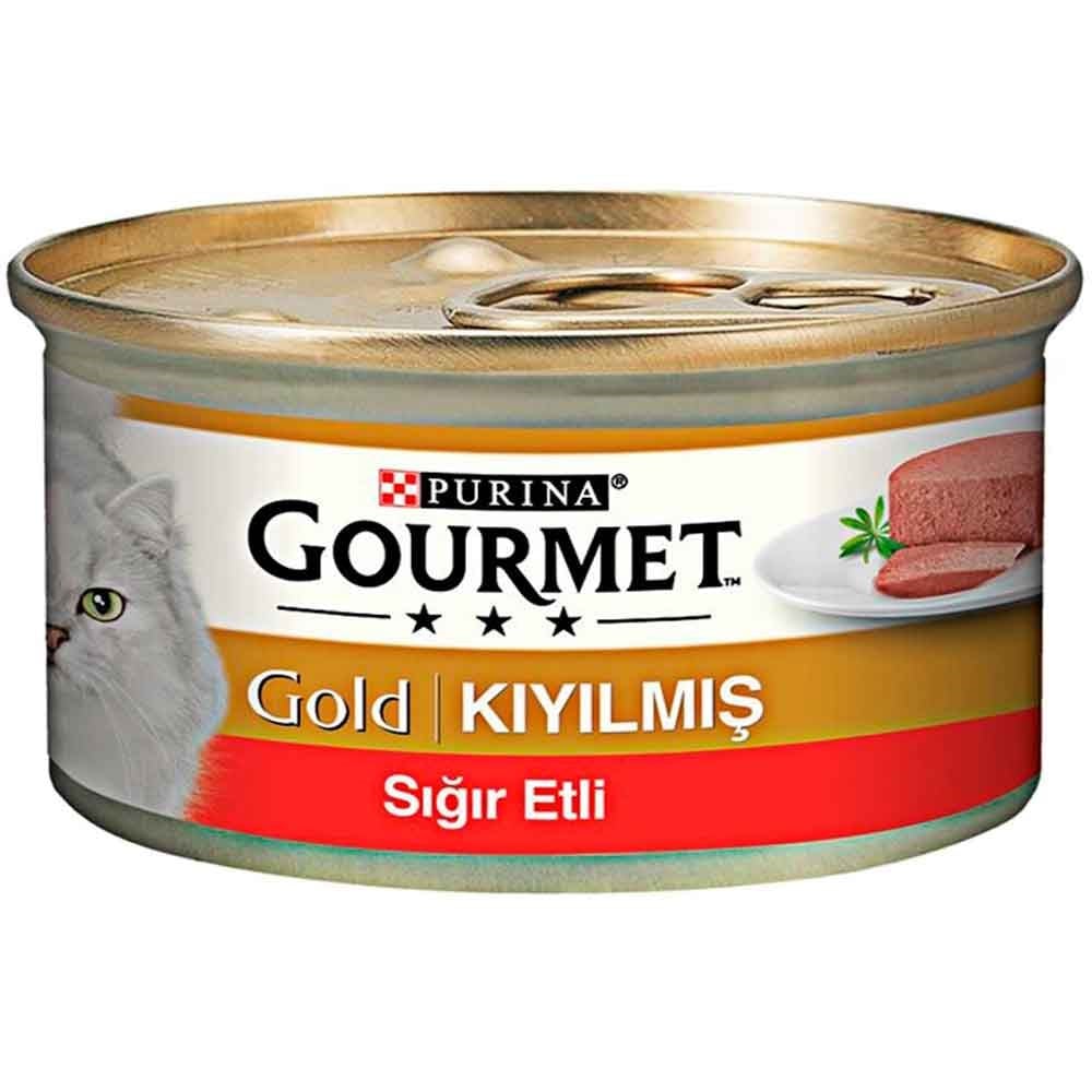 Gourmet Gold Kıyılmış Sığır Etli Kedi Konserve 85 Gr 7613032816506 Amazon Pet Center