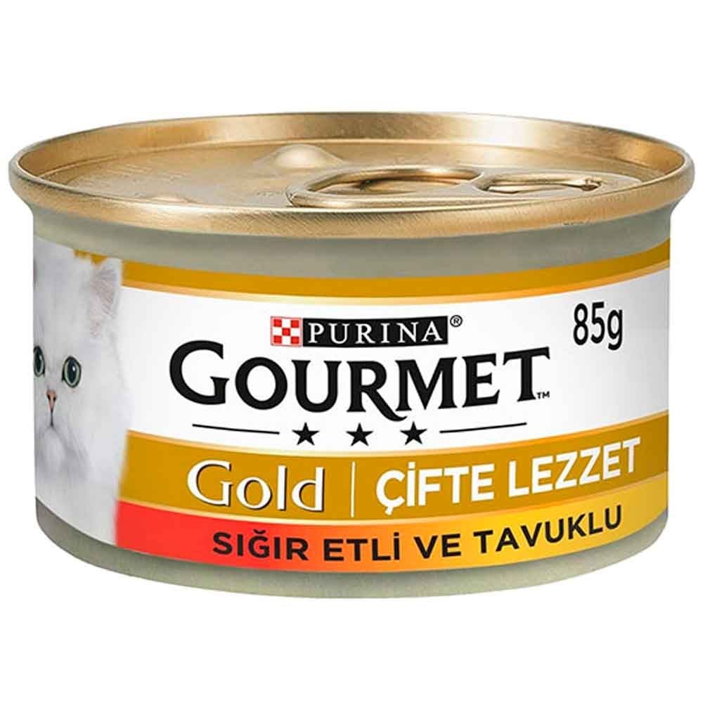 Gourmet Gold Sığır Etli Tavuklu Kedi Konservesi 85gr 7613032816766 Amazon Pet Center
