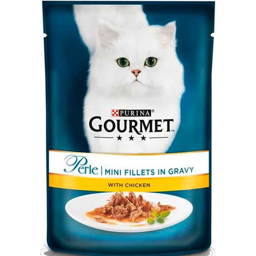 Gourmet Perle Izgara Tavuklu Yaş Kedi Maması 85 gr 4000487225923 Amazon Pet Center