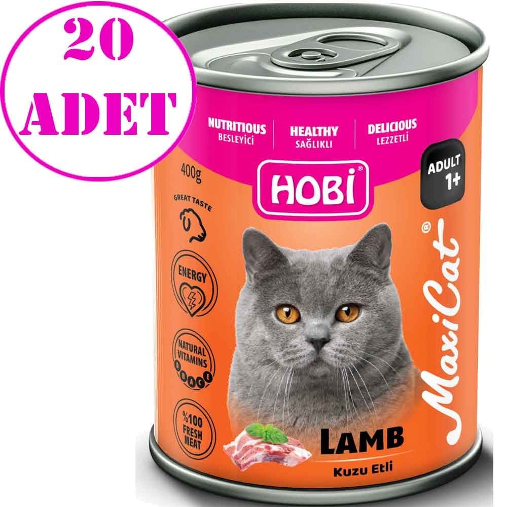 Hobi Maxicat Kuzu Etli Yetişkin Kedi Konservesi 400 Gr 20 AD 32133288 Amazon Pet Center