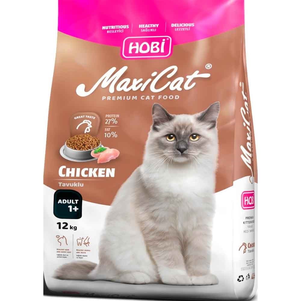 Hobi Maxicat Tavuklu Kedi Maması 12 Kg 8698931010056 Amazon Pet Center