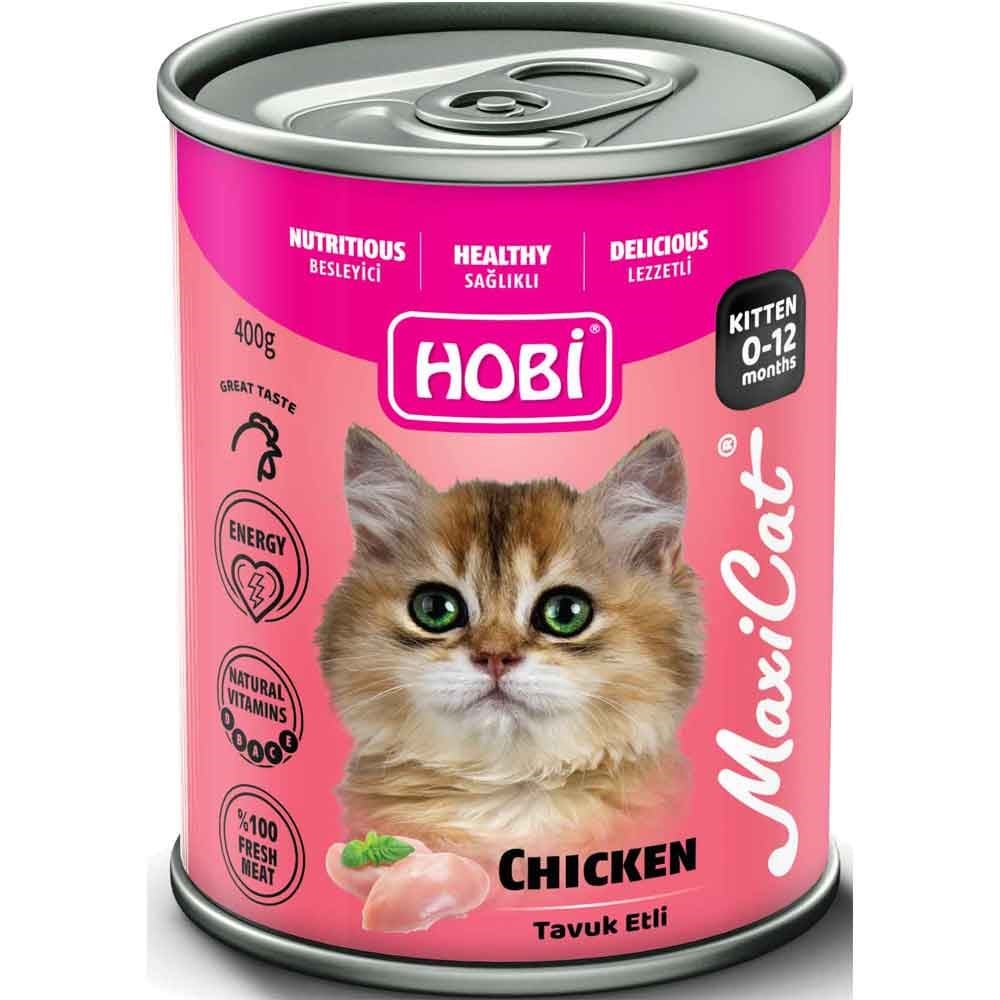 Hobi Maxicat Tavuklu Yavru Kedi Konservesi 400 Gr 8698931099037 Amazon Pet Center