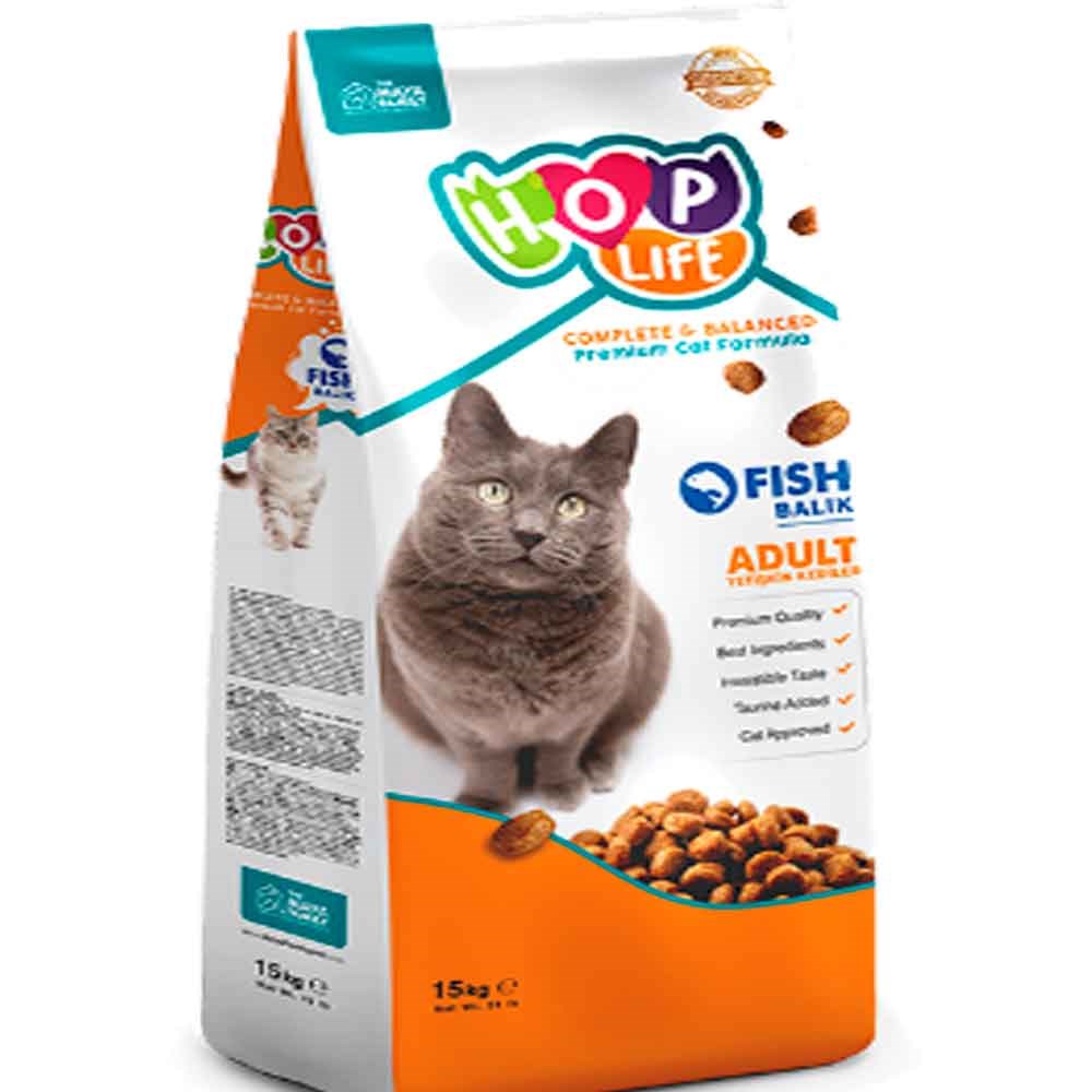 Hop Life Balıklı Yetişkin Kedi Maması 15 Kg 8683347070015 Amazon Pet Center