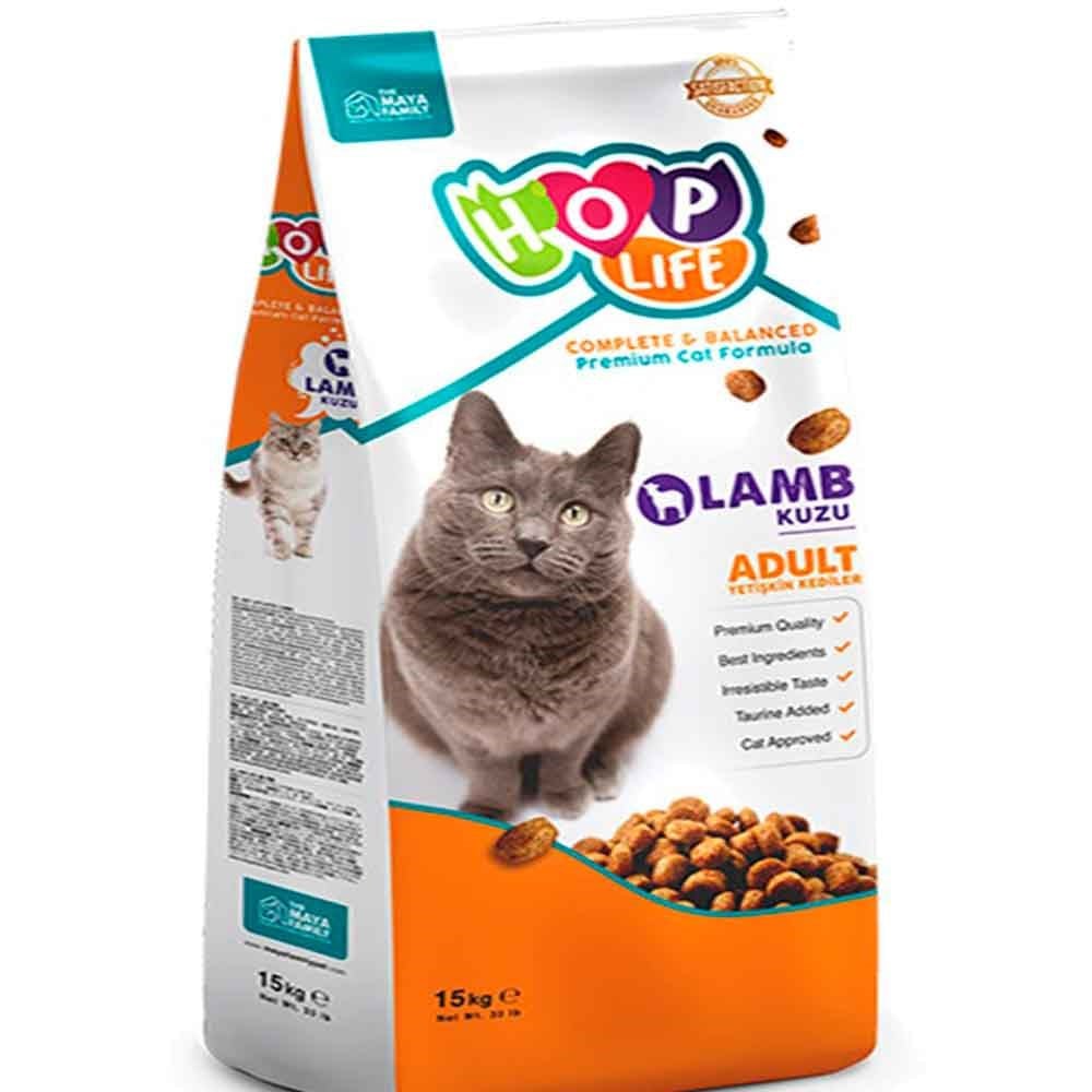 Hop Life Kuzu Etli Yetişkin Kedi Maması 15 Kg 8683347070022 Amazon Pet Center