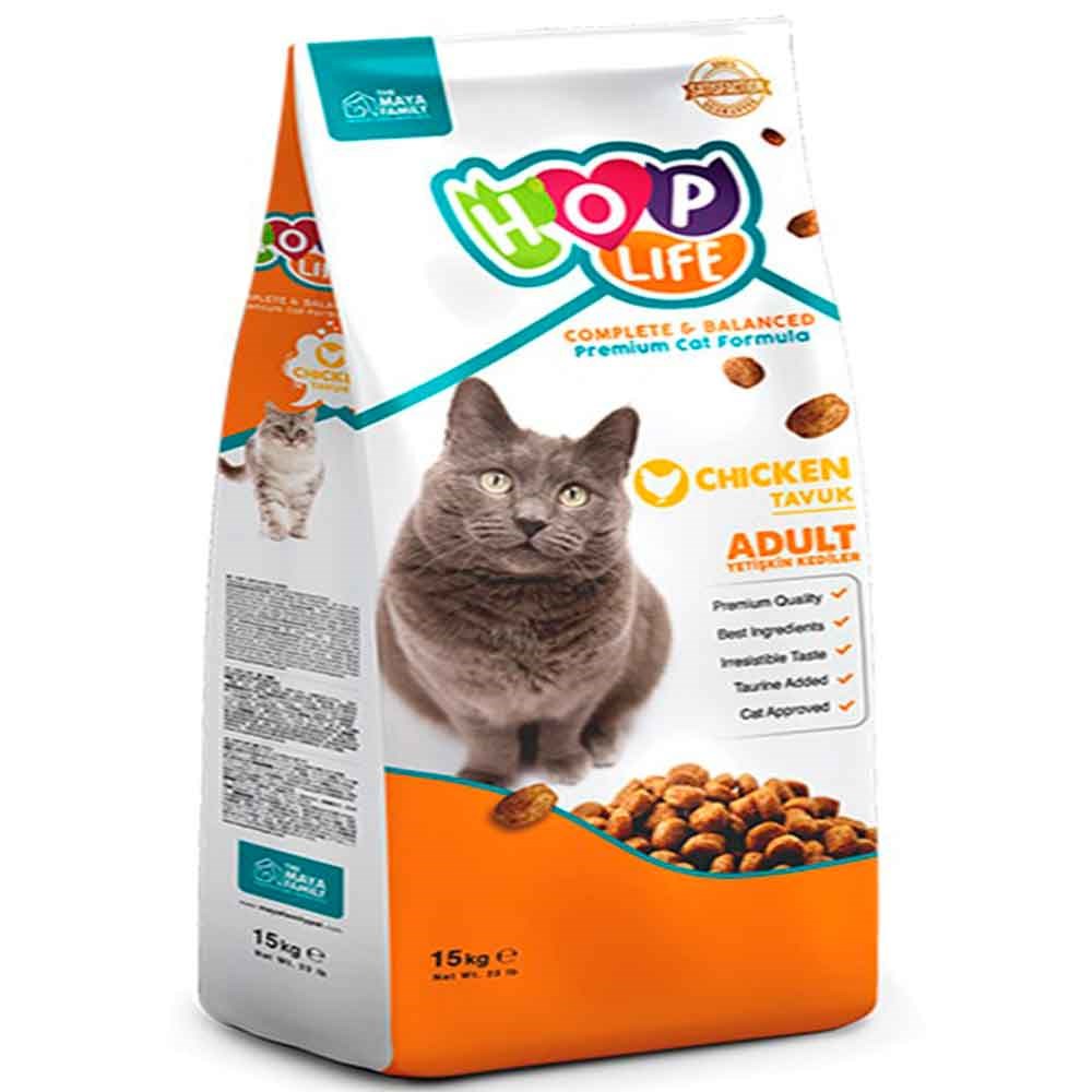 Hop Life Tavuklu Yetişkin Kedi Maması 15 Kg 8683347070008 Amazon Pet Center