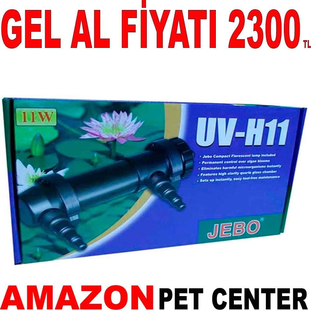 JEBO UV-H11 Akvaryum Ultraviyole Filitre 11 Watt 19289007 Amazon Pet Center