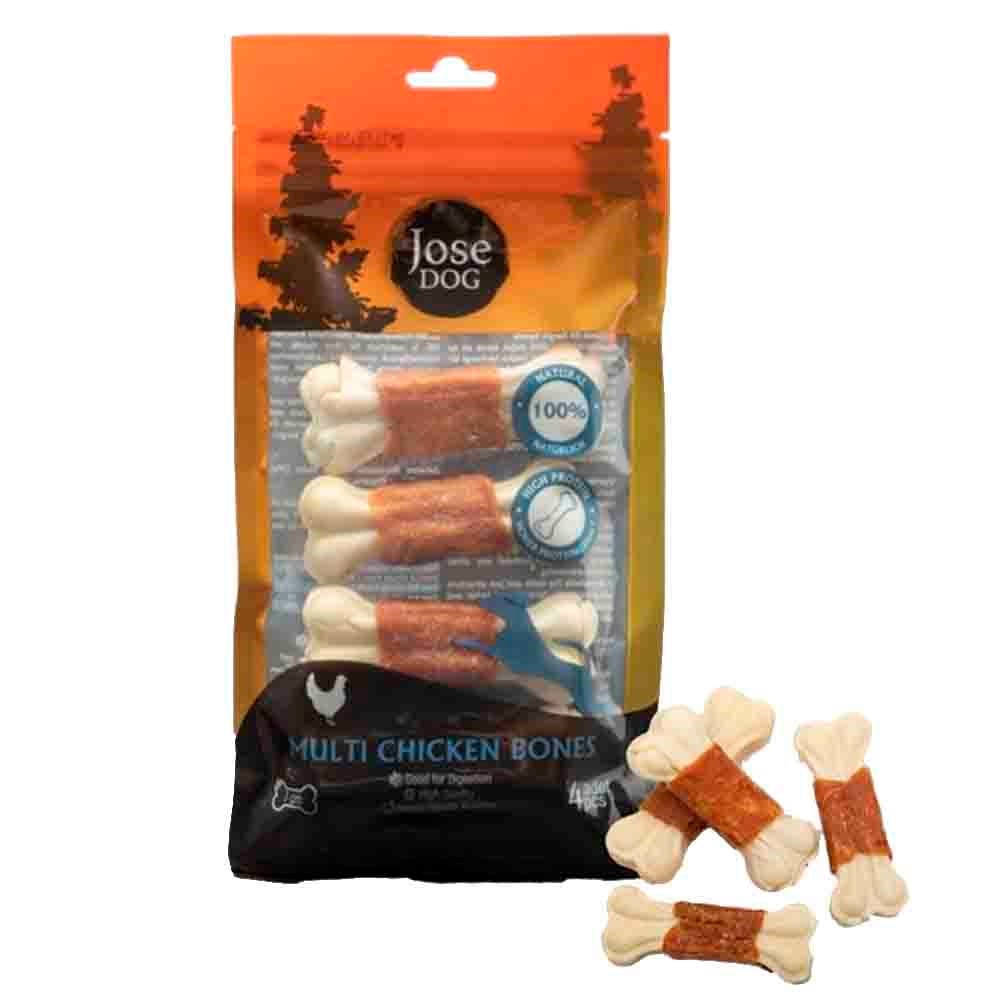 Jose Dog Multi Chicken Bones 4'lü 7cm 8680848011820 Amazon Pet Center