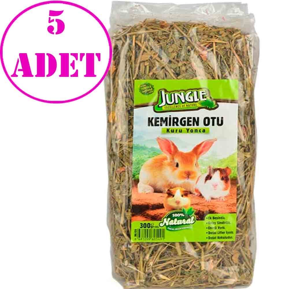 Jungle Eko Kuru Yonca Kemirgen Otu 300 Gr 5 AD 32126921 Jungle Tavşan Yemleri Amazon Pet Center