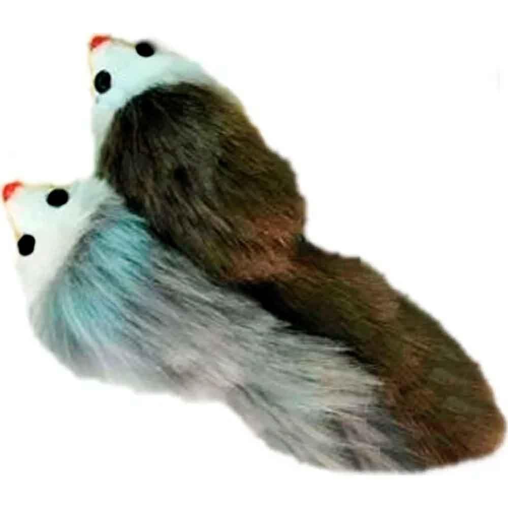 Kedi Oyuncağı Tüylü İkili Fare 8662214515064 Amazon Pet Center