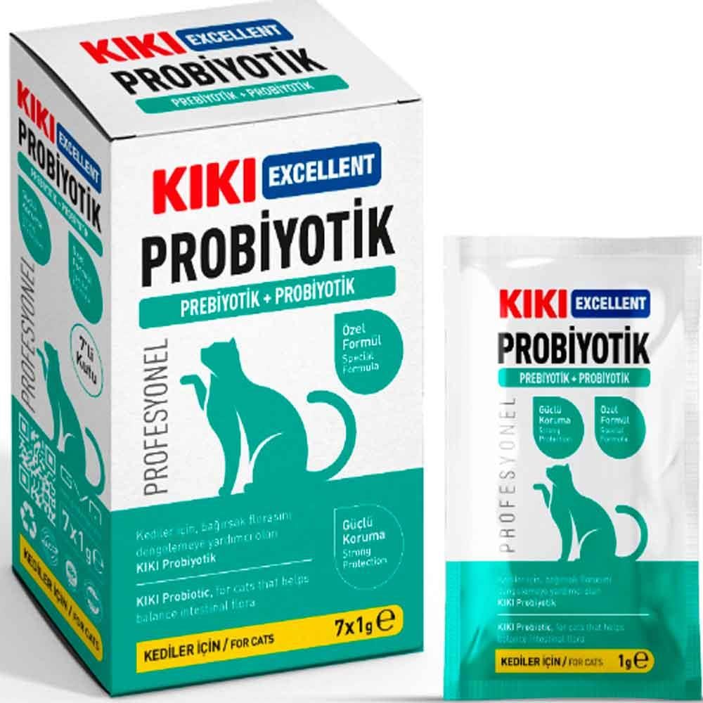 KIKI Excellent Kedi İçin Probiyotik Toz 7x1 Gr 8683762340700 Amazon Pet Center