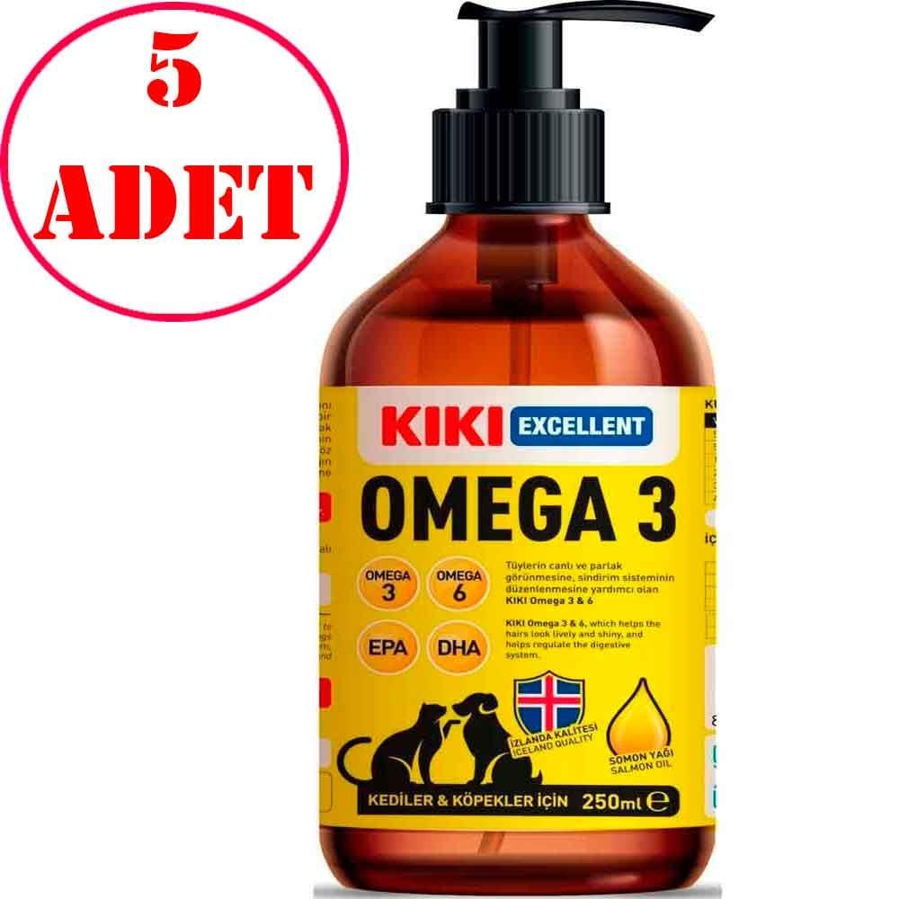 KIKI Excellent Kedi ve Köpek İçin Omega 3 Balık Yağı 250 ml 5 AD 22273000 Amazon Pet Center