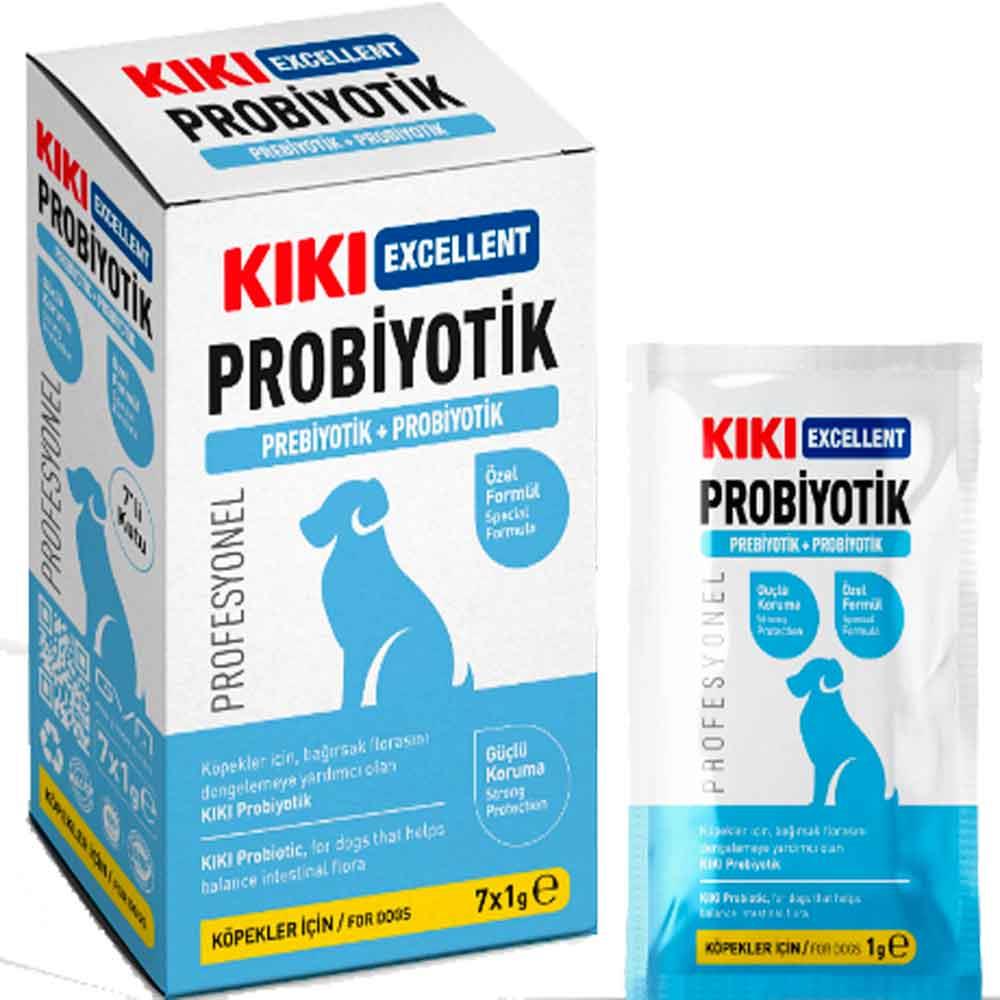 KIKI Excellent Köpek İçin Probiyotik Toz 7x1 GR 8683762340731 Amazon Pet Center