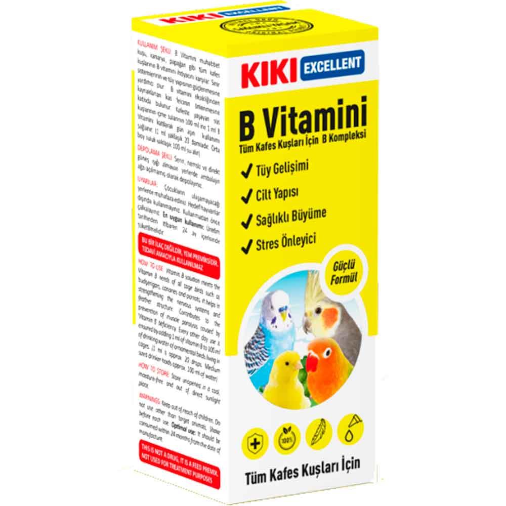 KIKI Excellent Kuşlar İçin B Vitamini 25 ML 8683762340007 Amazon Pet Center