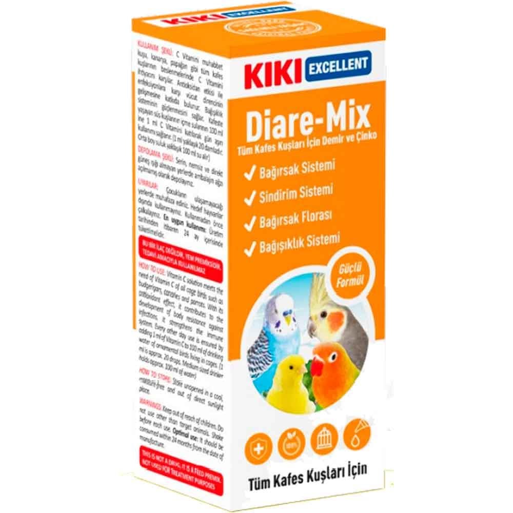 KIKI Excellent Kuşlar İçin Diare-Mix 25 ML 8683762340052 Amazon Pet Center